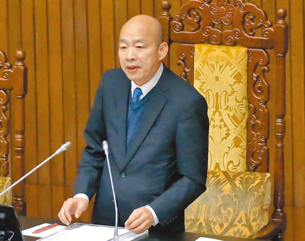 韩国瑜预见台湾将乌克兰化？
　　台“立法院长”韩国瑜预计18日为总预算案召集朝野