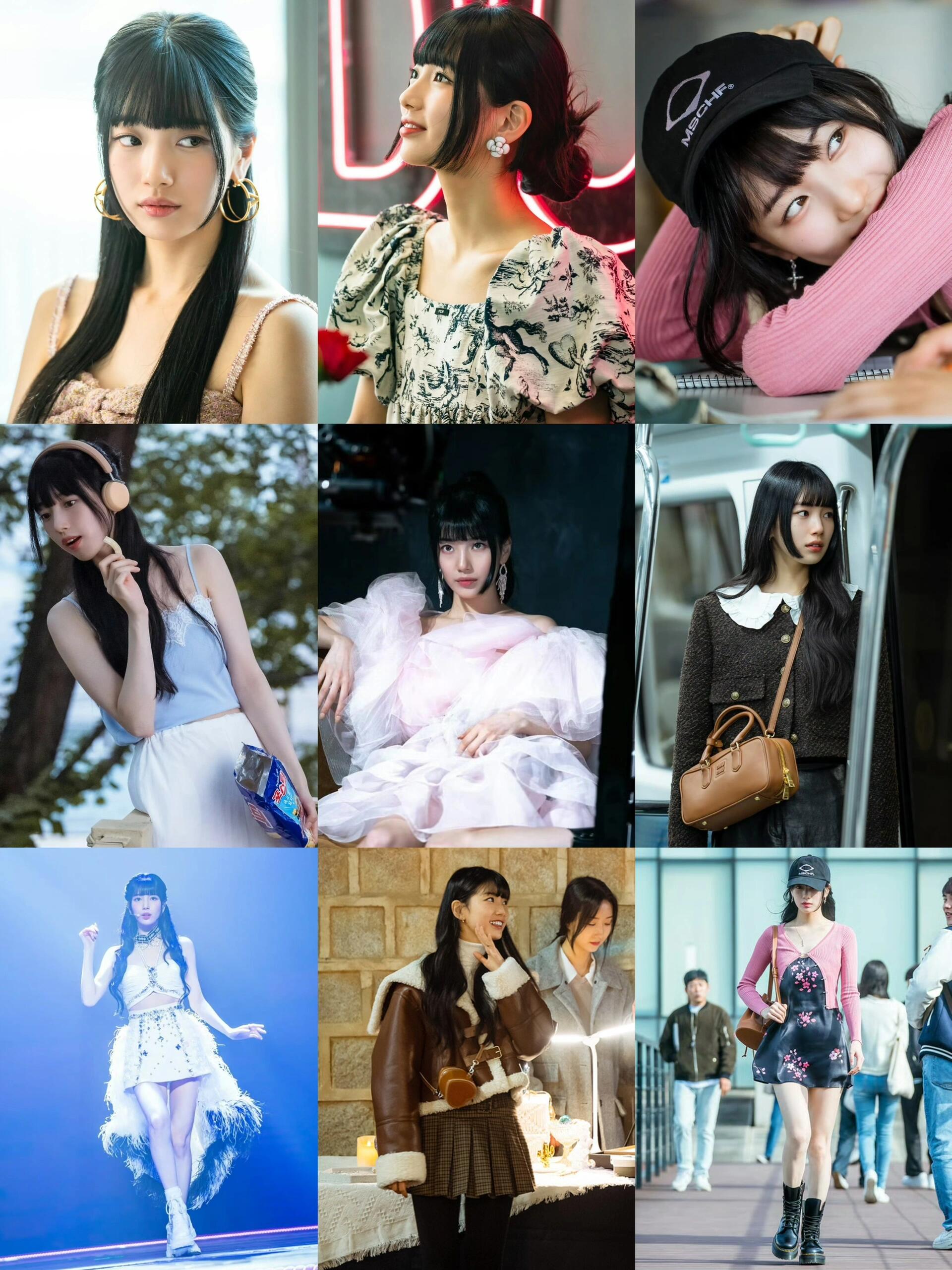 裴秀智美美的穿搭