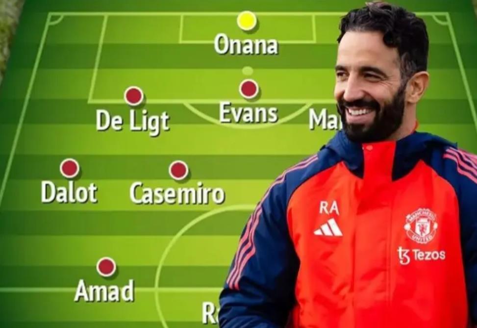 镜报预测曼联VS伊普斯维奇的首发阵容，普遍认为这场比赛曼联会赢

锋线三叉戟：迪