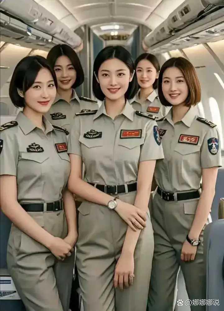 英姿飒爽的女兵团
