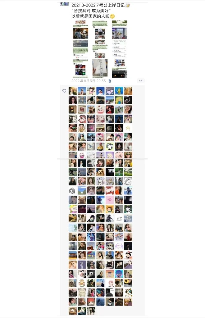 考公上岸朋友圈（我真的太酷啦！！！
今天写考公经验贴的时候，重新回顾了自己上岸时