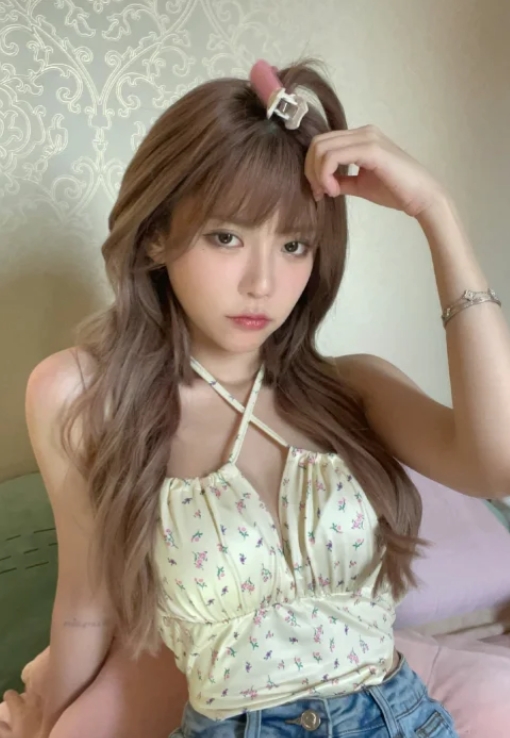 周淑怡原来这么美啊