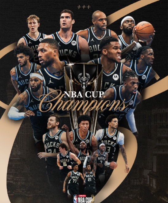 雄鹿赢得NBA杯！