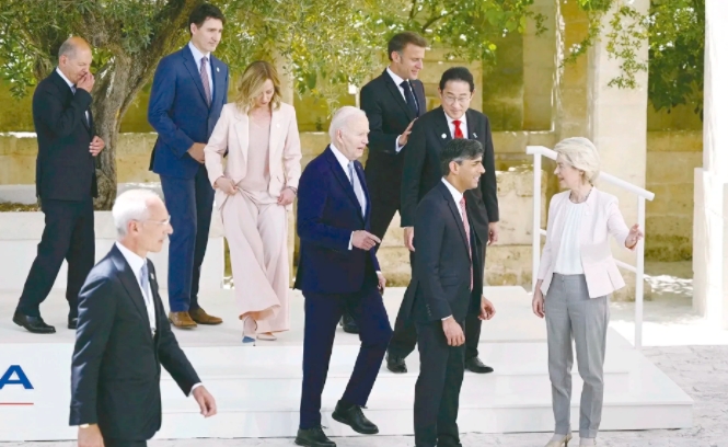 G7这都什么玩意儿啊？没有中国参与的国际会议，能解决个屁的国际问题啊？这几年G7