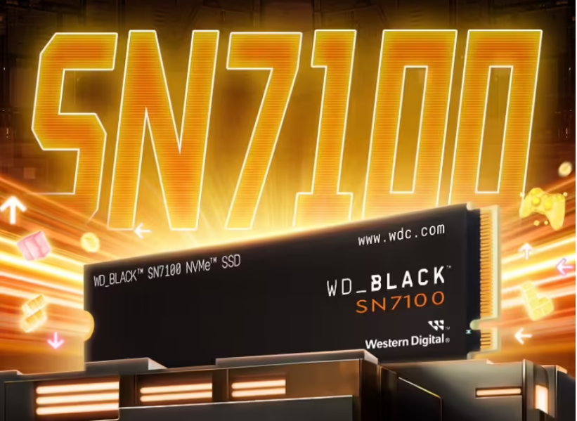 西部数据新款四位数命名产品 WD_BLACK SN7100 固态硬盘现已上架京东