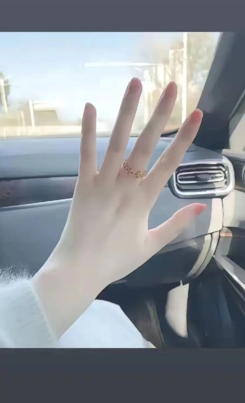 这是我见过最美的千千玉手了，这手一辈子不愁吃穿，十指不沾阳春水 。
