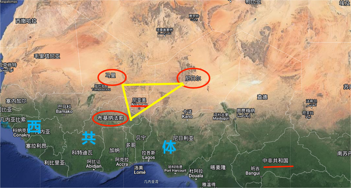 法国难以回去了。非洲萨赫勒地区三个国家，尼日尔，布基纳法索，马里的首脑7月6日在