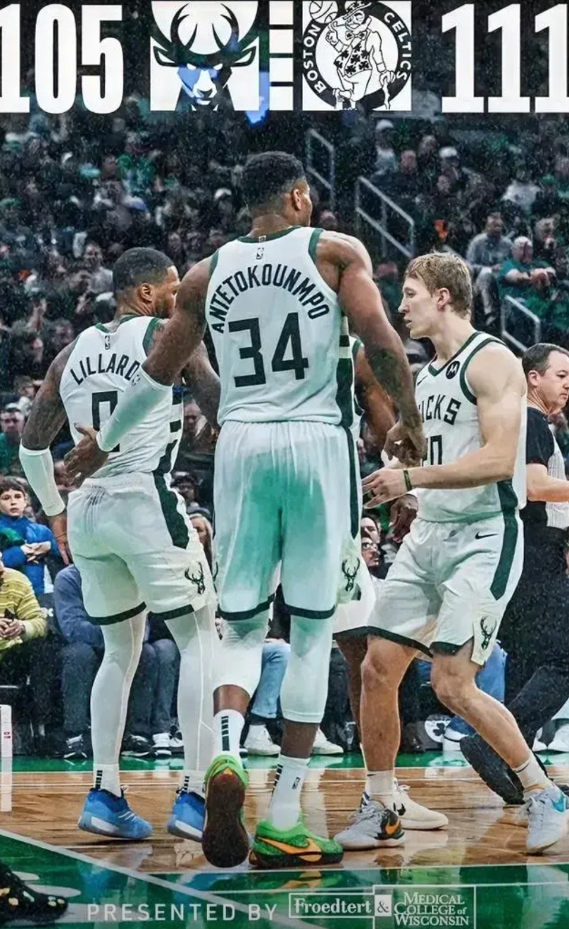 这比赛实在太揪心！随着雄鹿以105:111惜败凯尔特人，里弗斯又要去犯牙疼了！