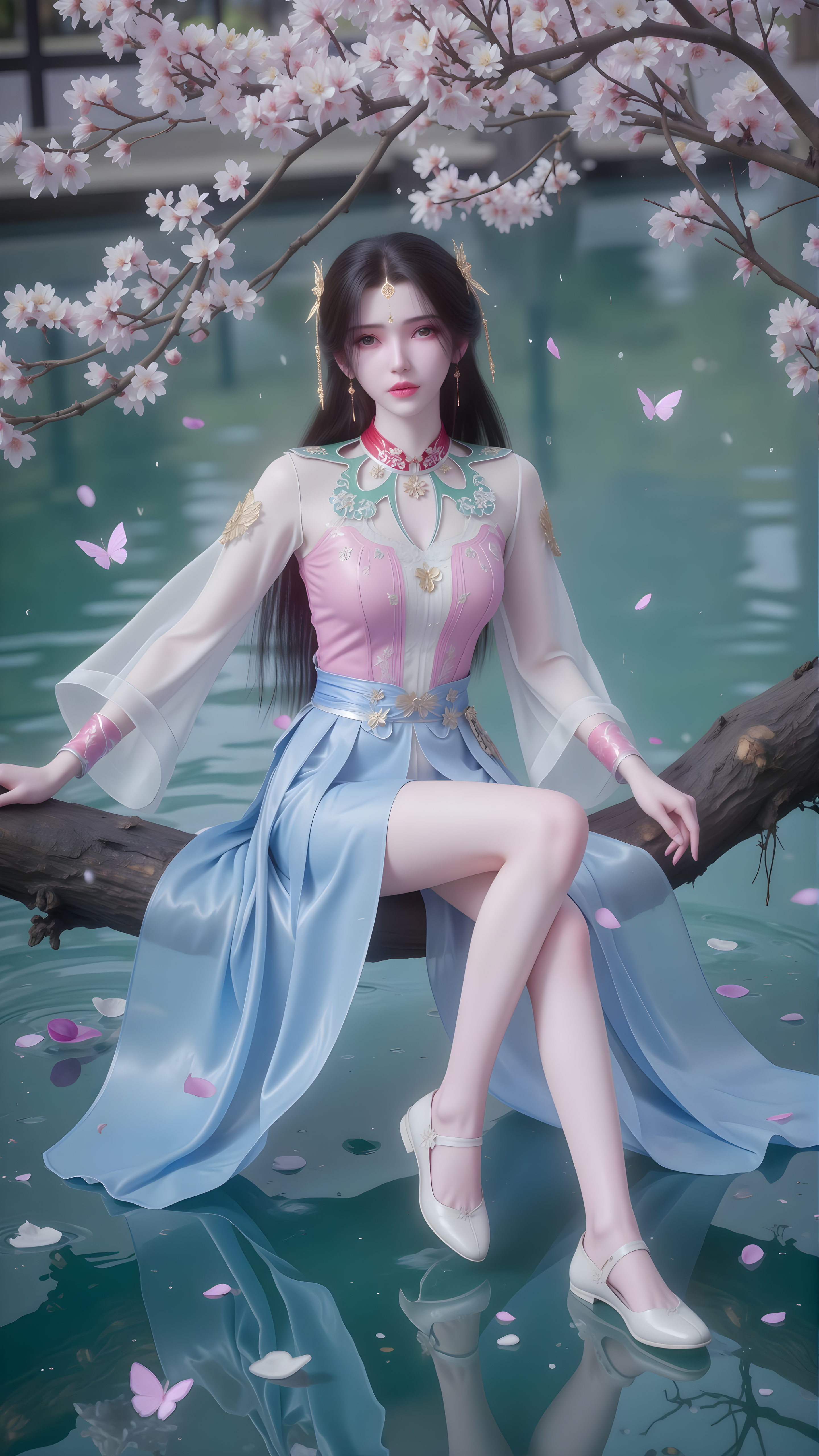 仙逆李慕婉高清美图：邂逅相遇，适我愿兮；邂逅相遇，与子偕臧！