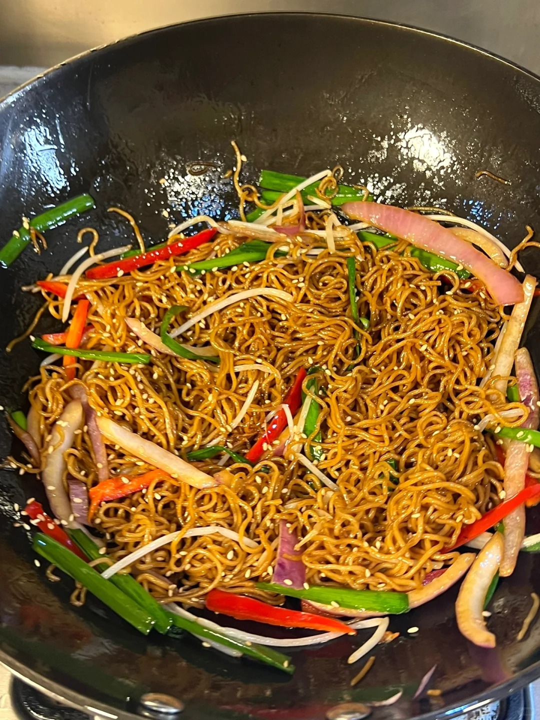 姐妹们！！豉油炒面真的好香