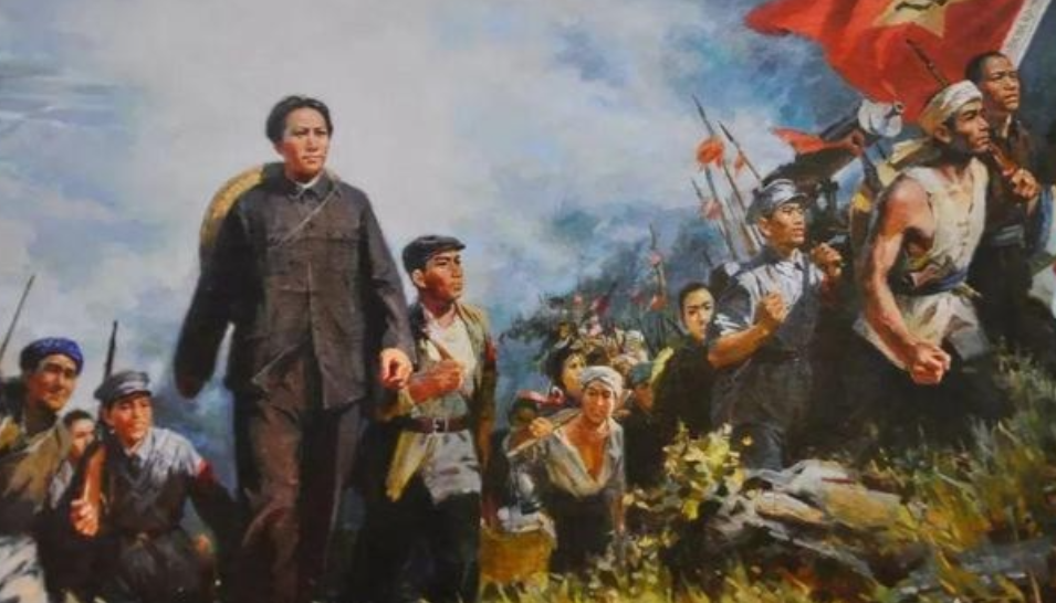 1935年，大渡河边，毛主席正在发愁，李富春跑了过来，说：“有个90多岁的老人，