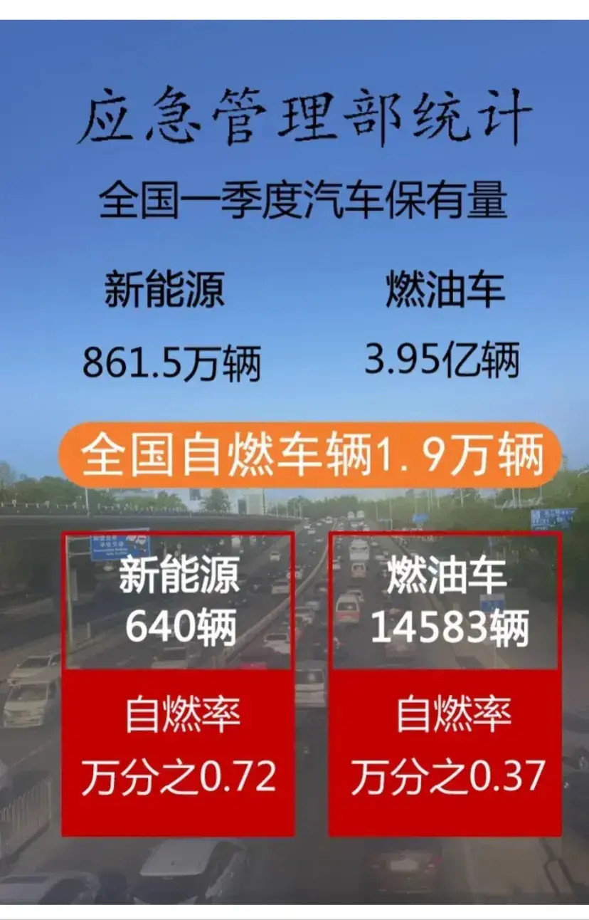 不怕不识货，两款车的自燃率！！！
自燃后面的死亡率呢
