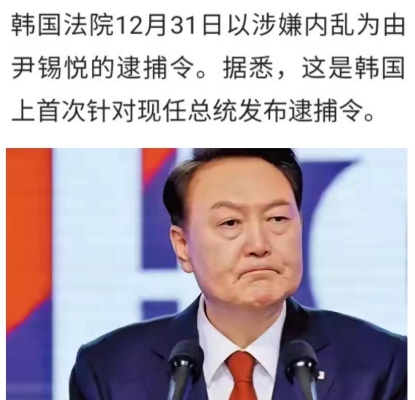 突发，尹锡悦又开创了韩国宪政史上的先河！
在2024的最后一天，韩国法院以涉嫌内