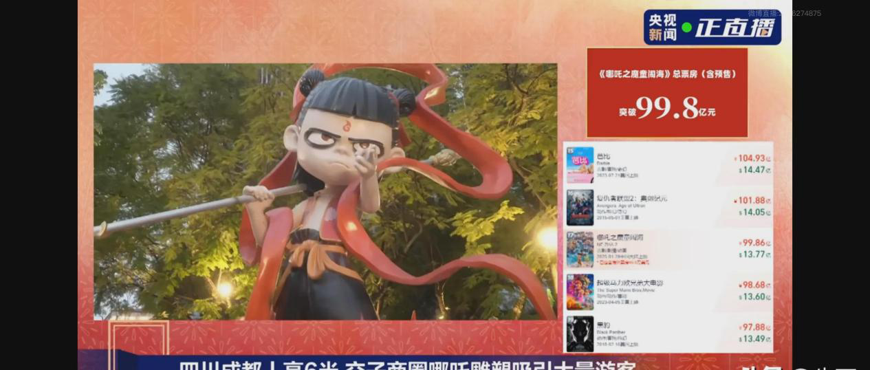  
 
 
成都高新区今晚热闹得不得了！央视新闻频道全程直播了这场盛典——电影《