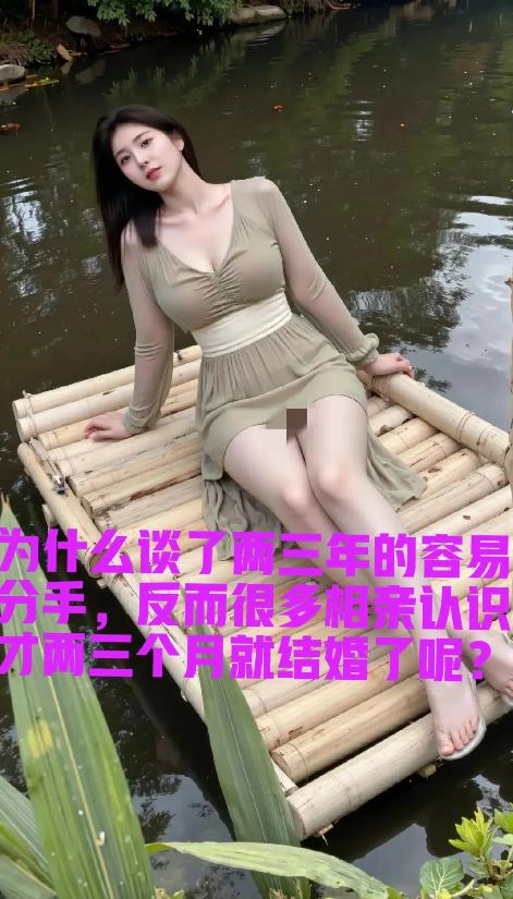 为什么谈了两三年的结不了婚，反而相亲认识才两三个月的就结婚了呢？

这是为啥？！