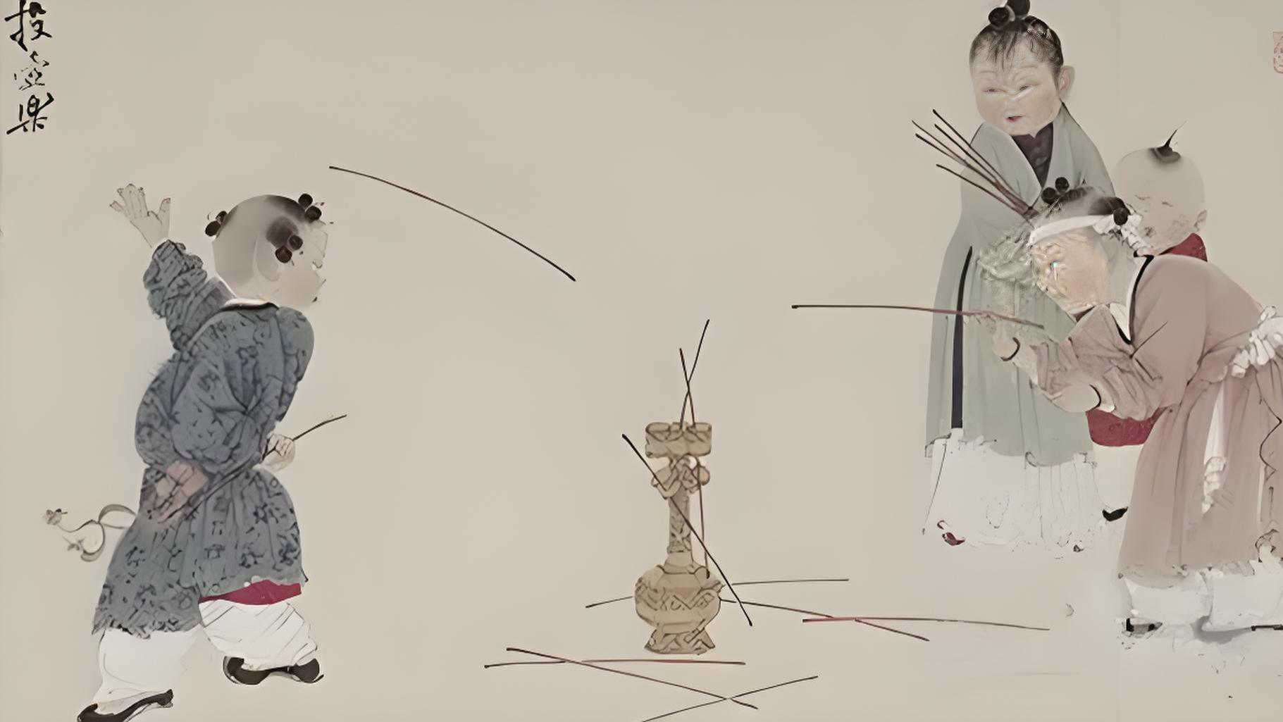 古代投壶游戏：礼仪与娱乐交织的传统之趣