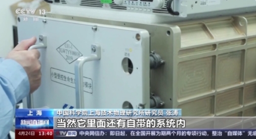 神舟十八号载人飞船小型受控实验组件将装载水生动物斑马鱼和水生植物金鱼藻，并安装在