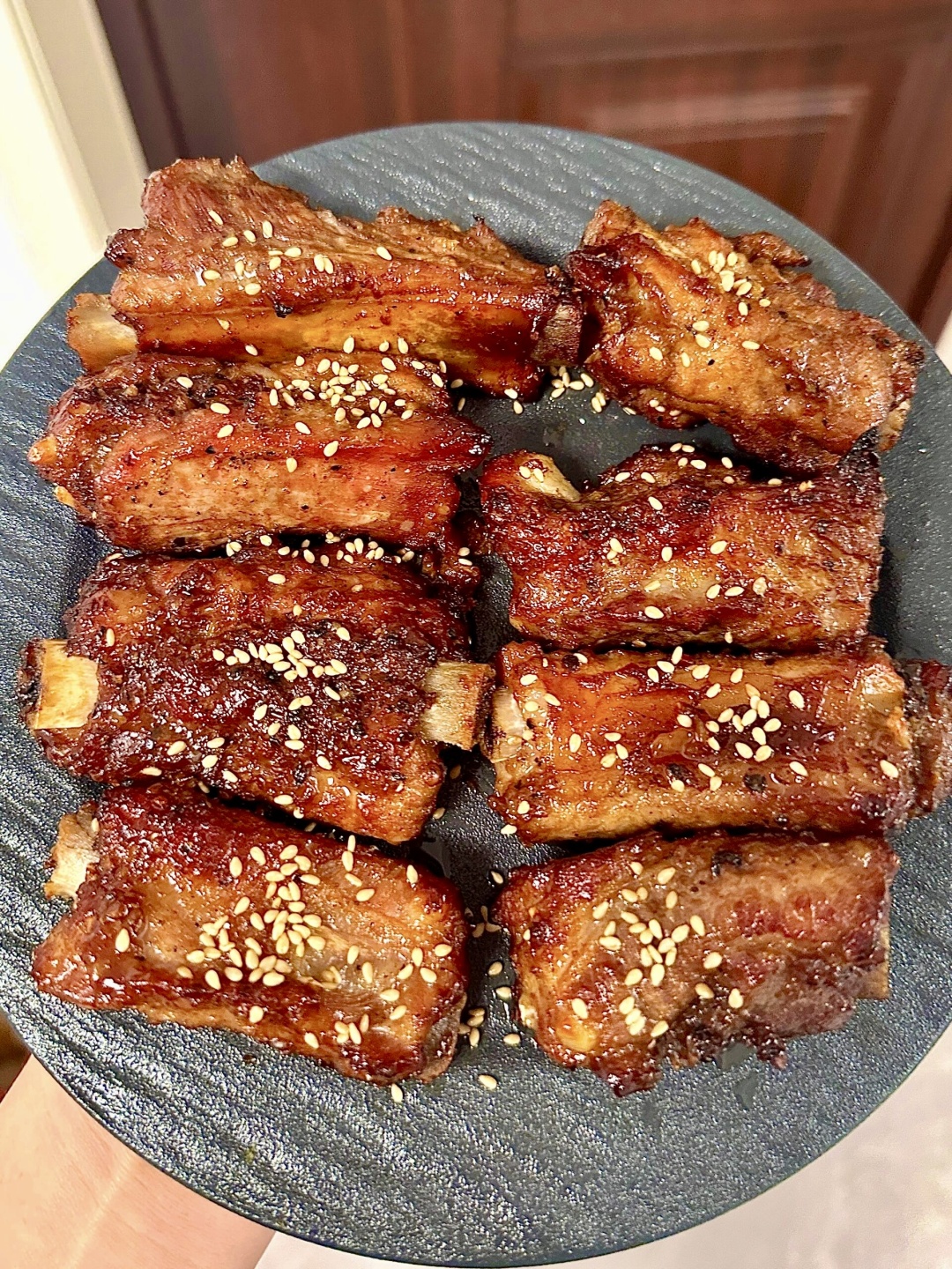 15天做饭挑战之蒜香烤排骨：爆汁美味😋