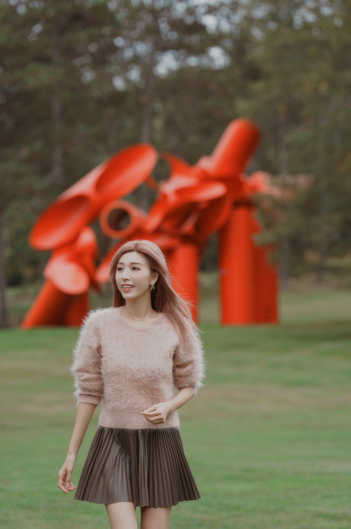 纽约周边赏枫🍁全美最大雕塑公园