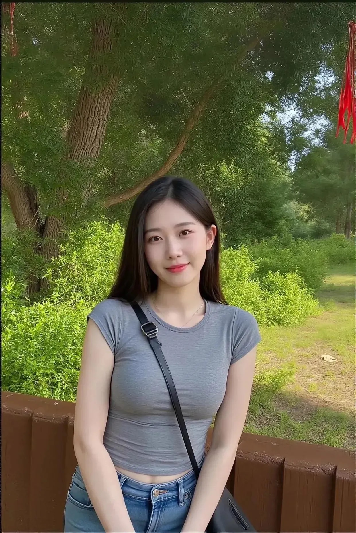 清新自然风
在大自然中，感受着清新与宁静，真好
绿树环绕，我与这美好的自然融为一