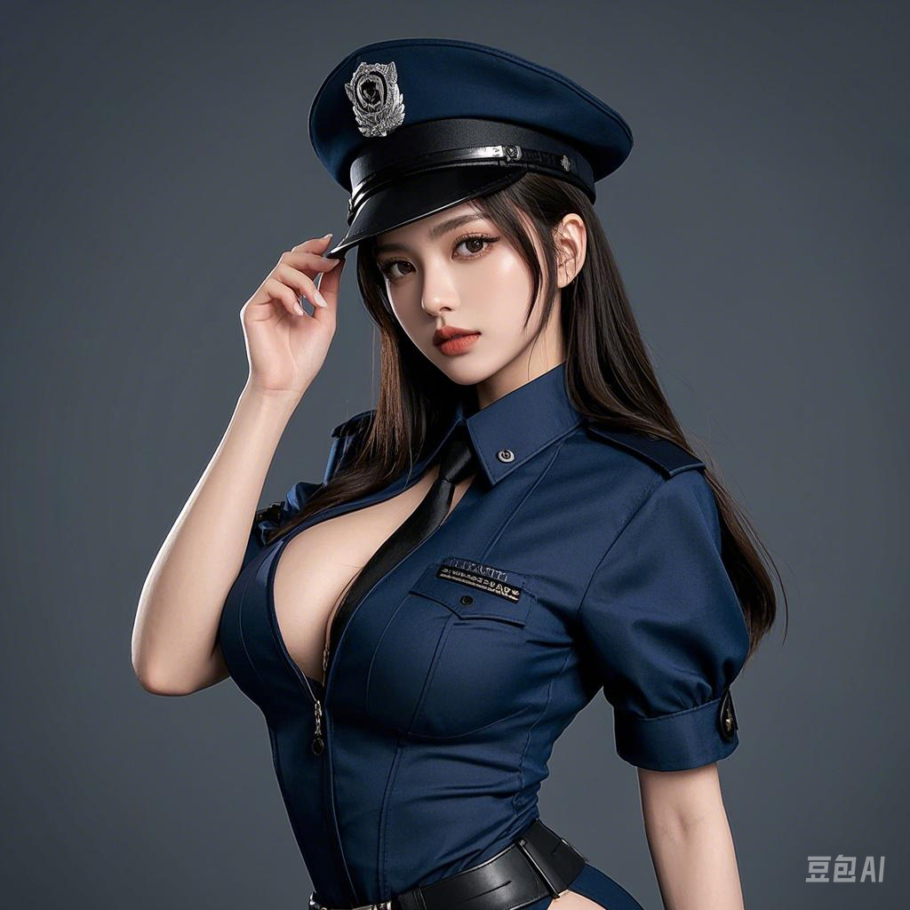 谁懂啊！紧身警官制服加身，纯欲与飒爽齐飞！
