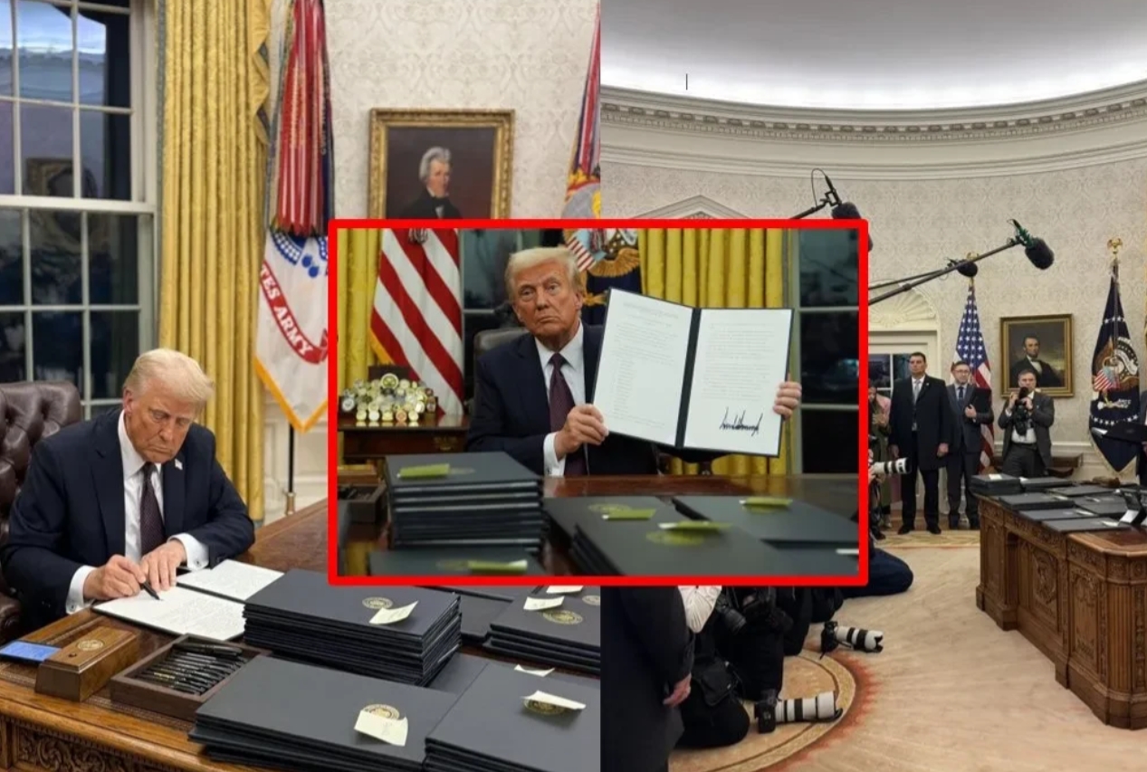 特朗普威武！上任首日，特朗普连续签署11项法案，将拜登政府的所有流毒彻底“”肃清