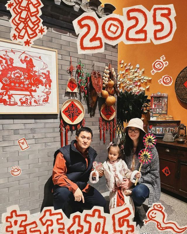 惠若琪一家幸福满满，三岁女儿超1.2米，妹妹未婚夫神似姐夫
