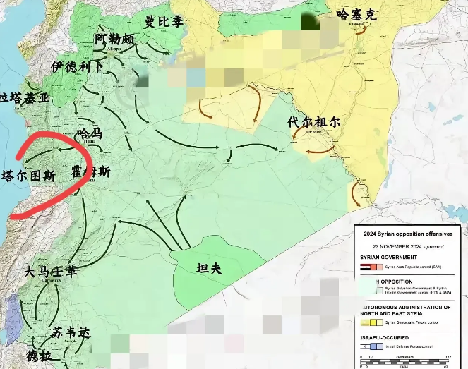 俄罗斯叙利亚势力衰退，海军基地成历史