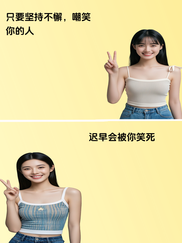 今天就决定是这个了！跟着美女一起笑，忘却所有的忧愁