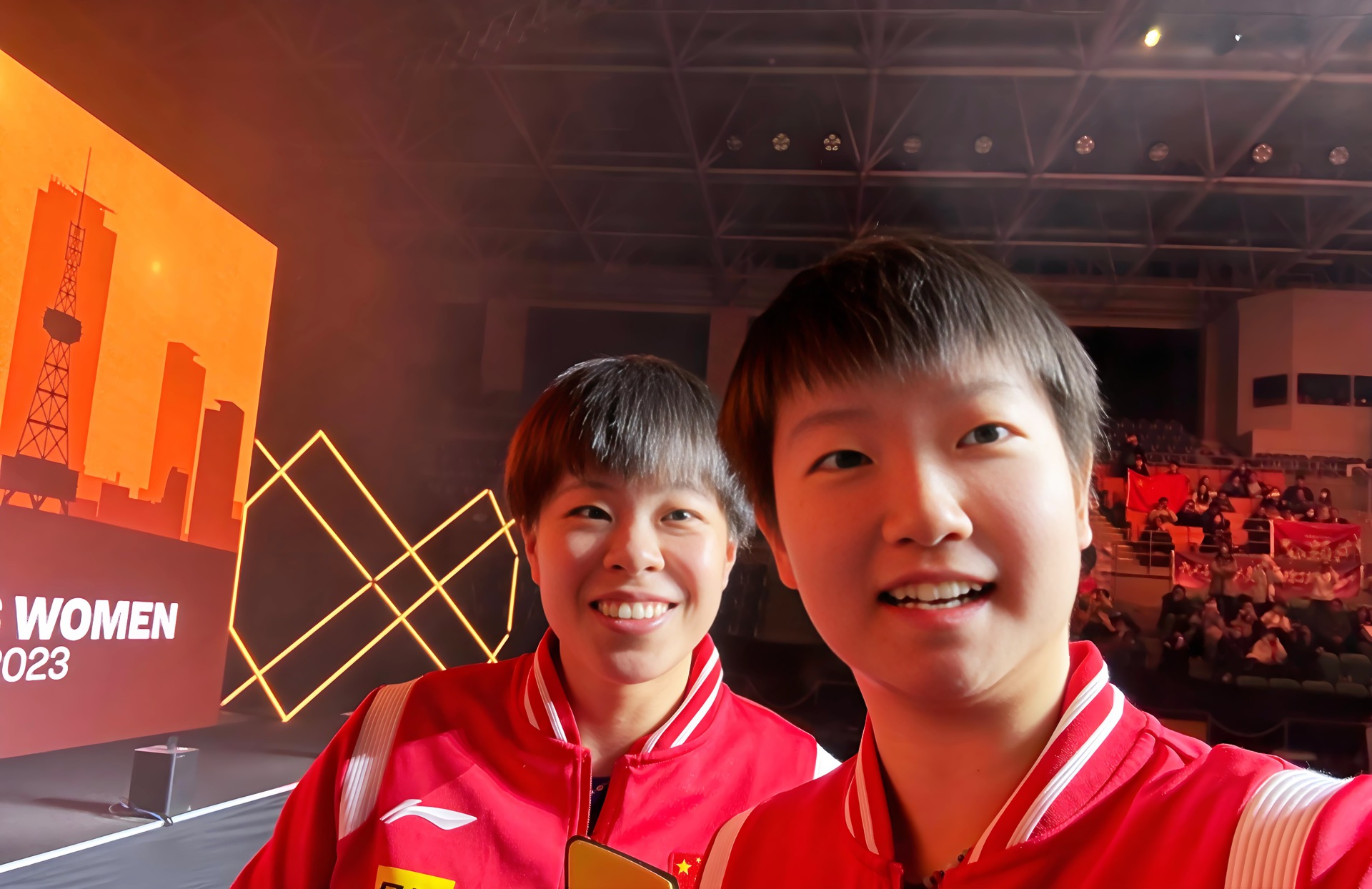 孙颖莎王艺迪女双组合，配对就晋级了
2024年WTT中国公开赛，孙颖莎王艺迪组合