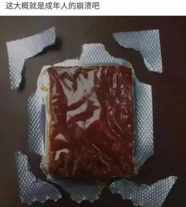 这大概就是成年人的崩溃吧！