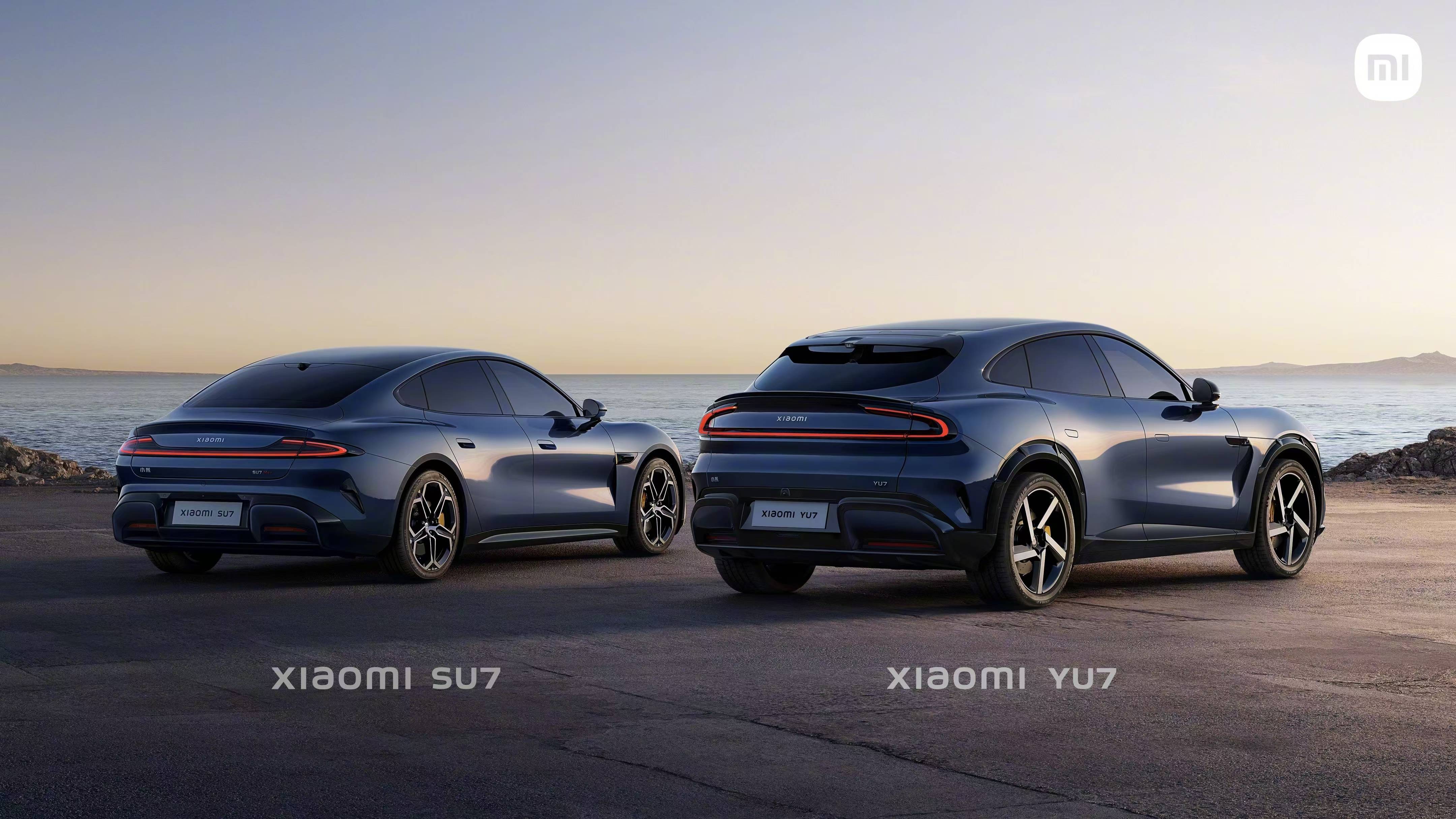 特斯拉Model 3——23.19万元起步；
小米SU7——21.59万元起步；
