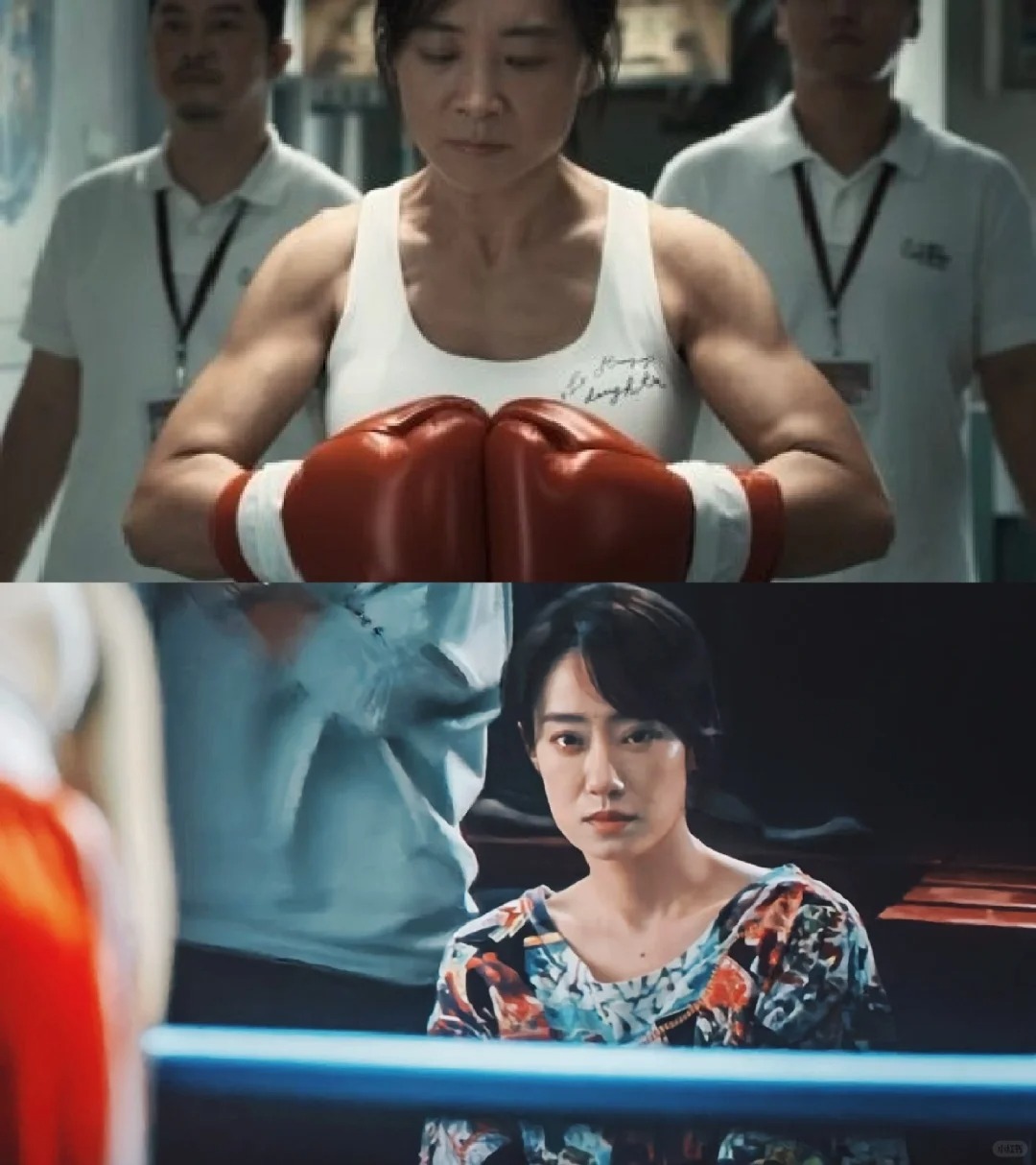 挡住小斐半张脸后 我惊了😭
小斐更像一半脸心疼，一半脸冷漠
左眼已经泛泪了，右