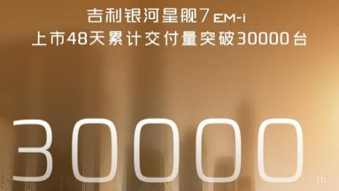 根本不怂比亚迪，吉利星舰7发布销量：一个月卖了两万台！
