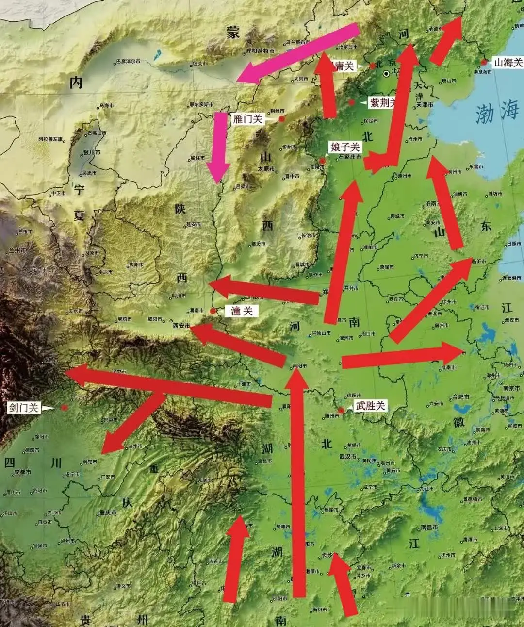现有中华大地上，长江以北的先民，都是距今11000年之后从南方开始向北方迁徙，一