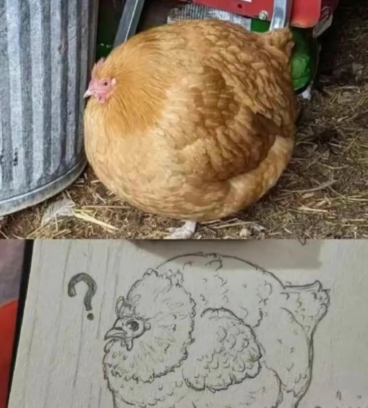 这鸡怎么了，好像生气了