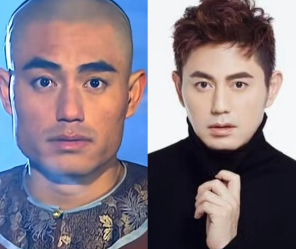 才发现当年扮演蒙丹的这位男演员，他的脸型后来竟然变了？以前他的脸型的轮廓和棱角都