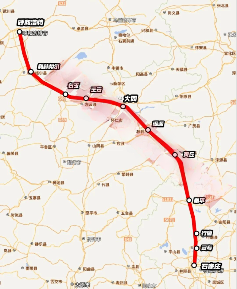 呼和浩特至石家庄有没有可能修建高铁线路？

呼和浩特和石家庄作为两个邻居省会（首