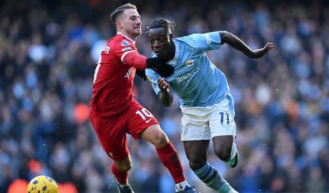 1-2到3-3！曼城创8年耻辱，再输利物浦=英超4连败，瓜帅退出争冠