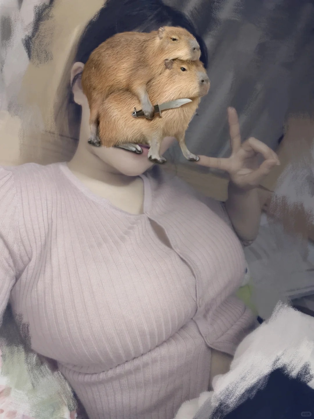 虽然我上一条很无心但是……
正常穿搭无任何暗示