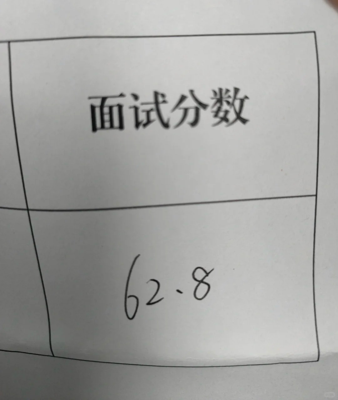 不报班不买课，结构化面试60+攻略
在全场面试均分70+的情况下，本人已两次取得
