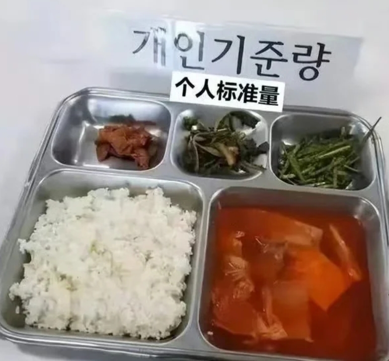 韩国军队的伙食餐标：13元左右，这根本吃不饱啊，这也不能打仗啊！

这么说吧，都