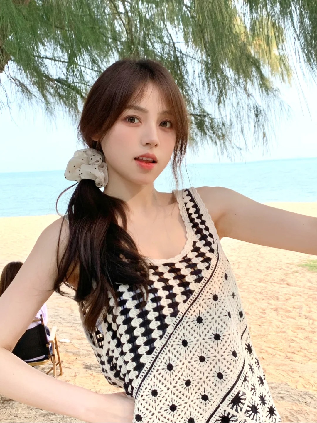 一起吹海风就足够浪漫
终于迎来可以穿背心在海边吹