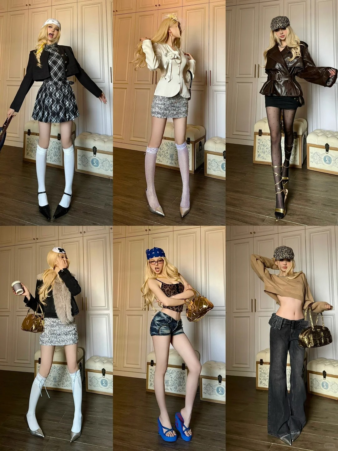 🤎ins辣妹高级感ootd｜期待春夏的到来！
冬天怕冷不敢辣的姐妹们 咋们就是