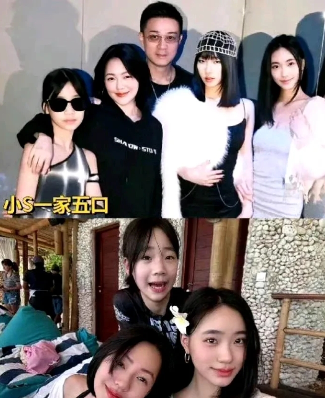 明星妈妈和她的孩子，只想感叹一句：基因真的强大。
特别是鲍蕾和她的女儿，仿佛是一