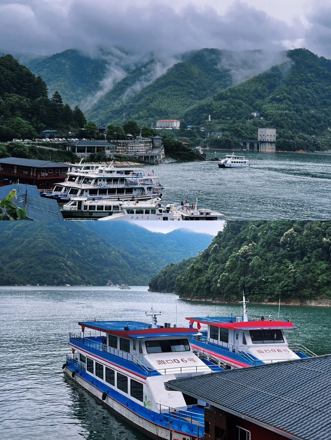 这个早起真的很值！！！！！
一大清早五点半就起来从住的地方出发去小东江 一路人担