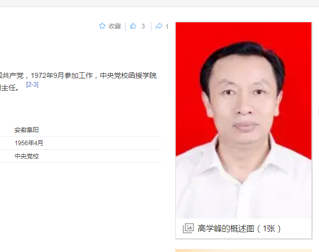 中纪委消息，高学峰被开除党籍