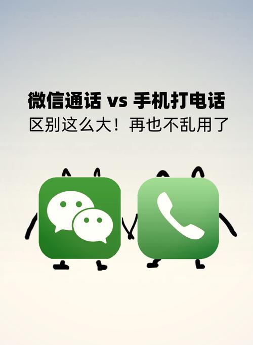 微信打电话和手机打电话区别真大