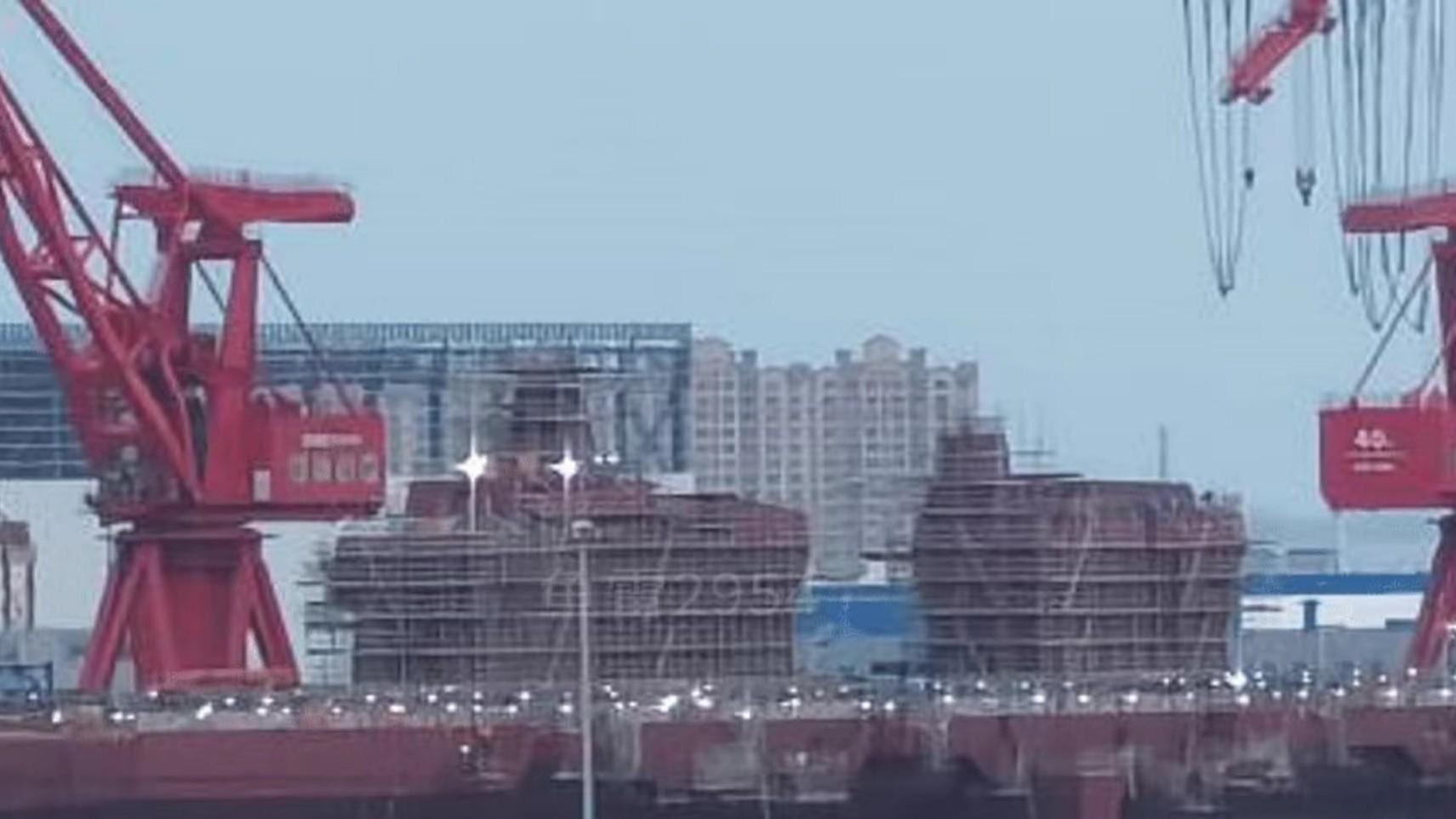 076双舰岛实锤，新概念航母出现意味着什么？最大的作用又是什么