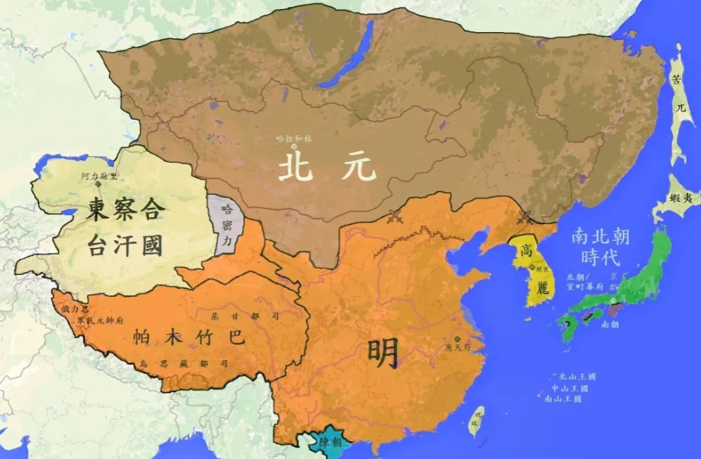 有人说明朝是唯一一个没有推翻前朝的朝代，因为元只是被明朝从中原赶了出去，在草原上